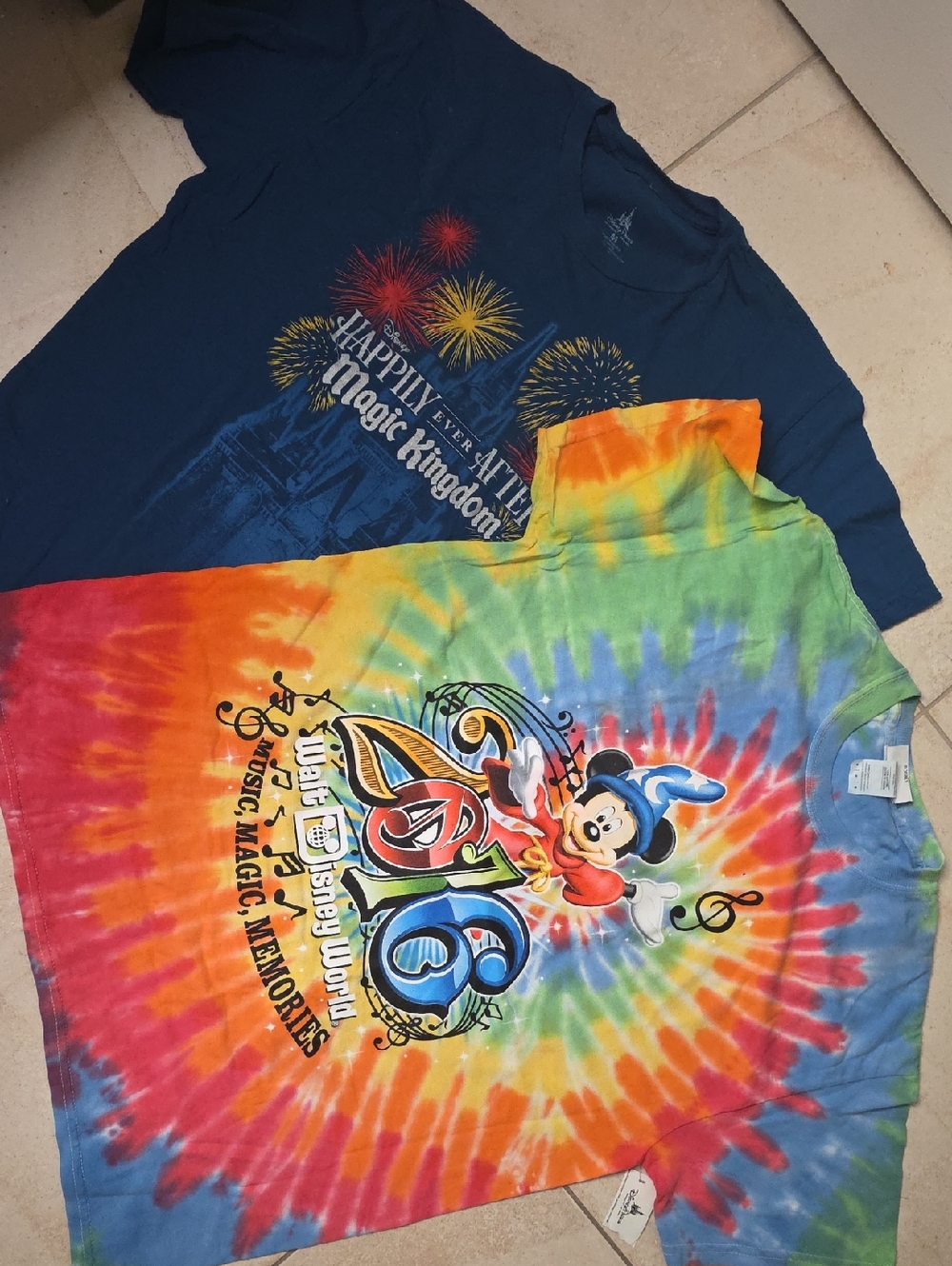 Disney  Tie-Dye Mickey 25th Anniversary T-Shirt - Multicolor